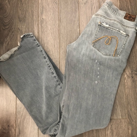 ⭐️SALE⭐️Mavi Jeans Faded Grey extra Distressed Size 28 - Picture 4 of 6